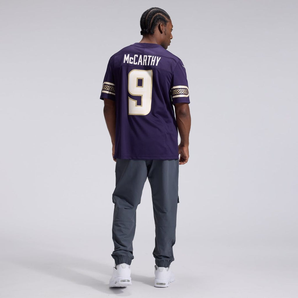 Minnesota Vikings J.J. McCarthy Nike 2026 Rivalries Collection Stitched Limited Jersey - Purple