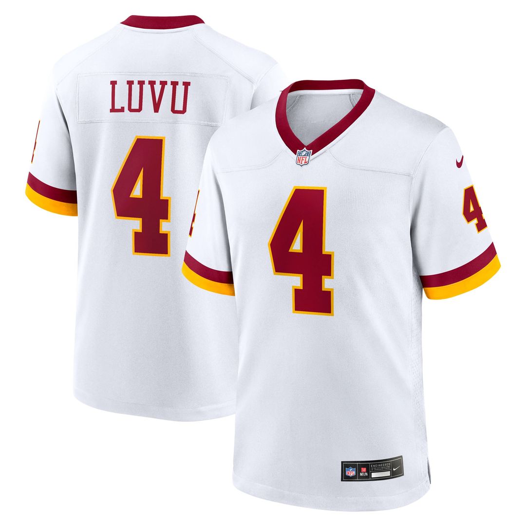 Washington Commanders Frankie Luvu Nike Game Super Bowl Era Jersey - White