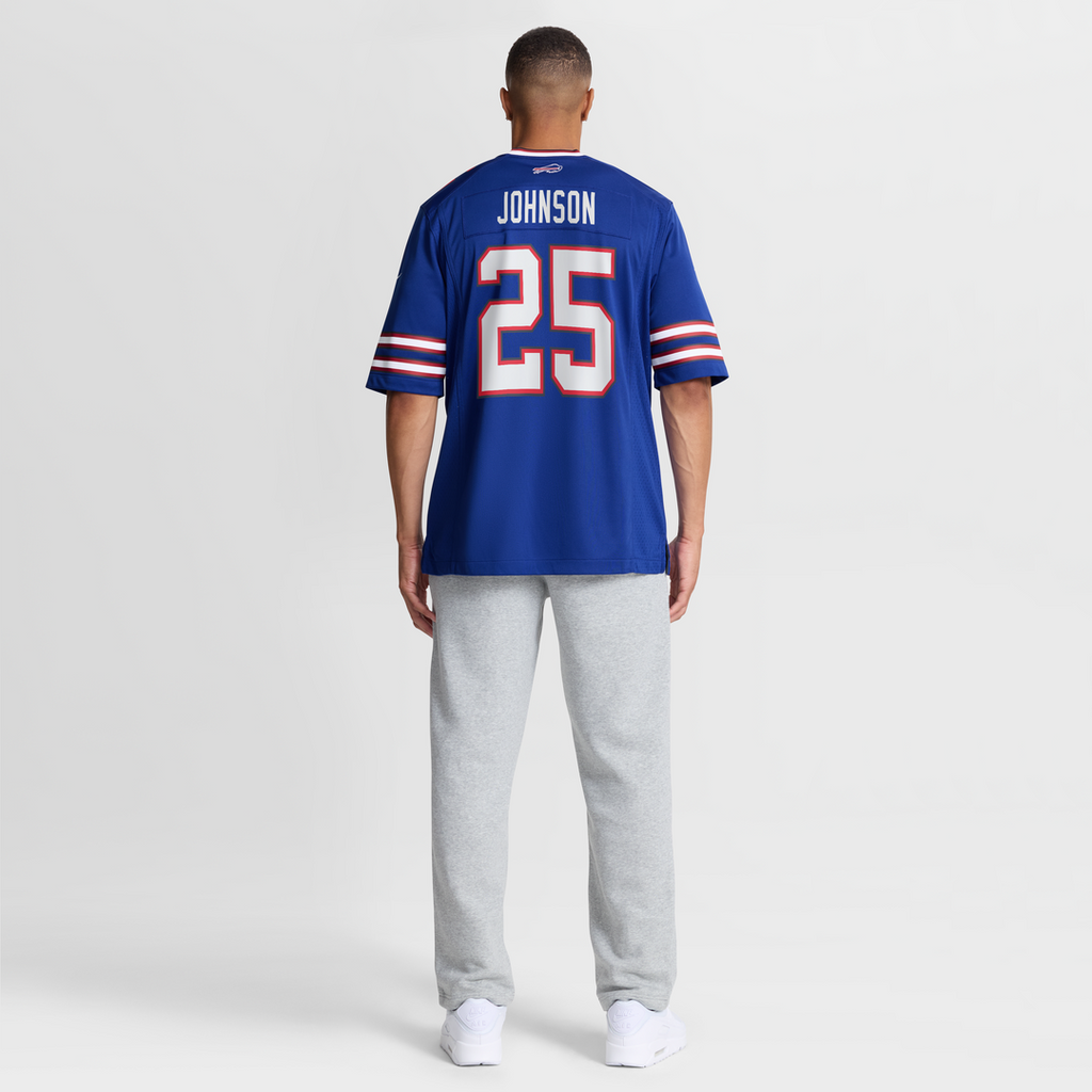 Buffalo Bills Ty Johnson Nike Team Game Jersey - Royal