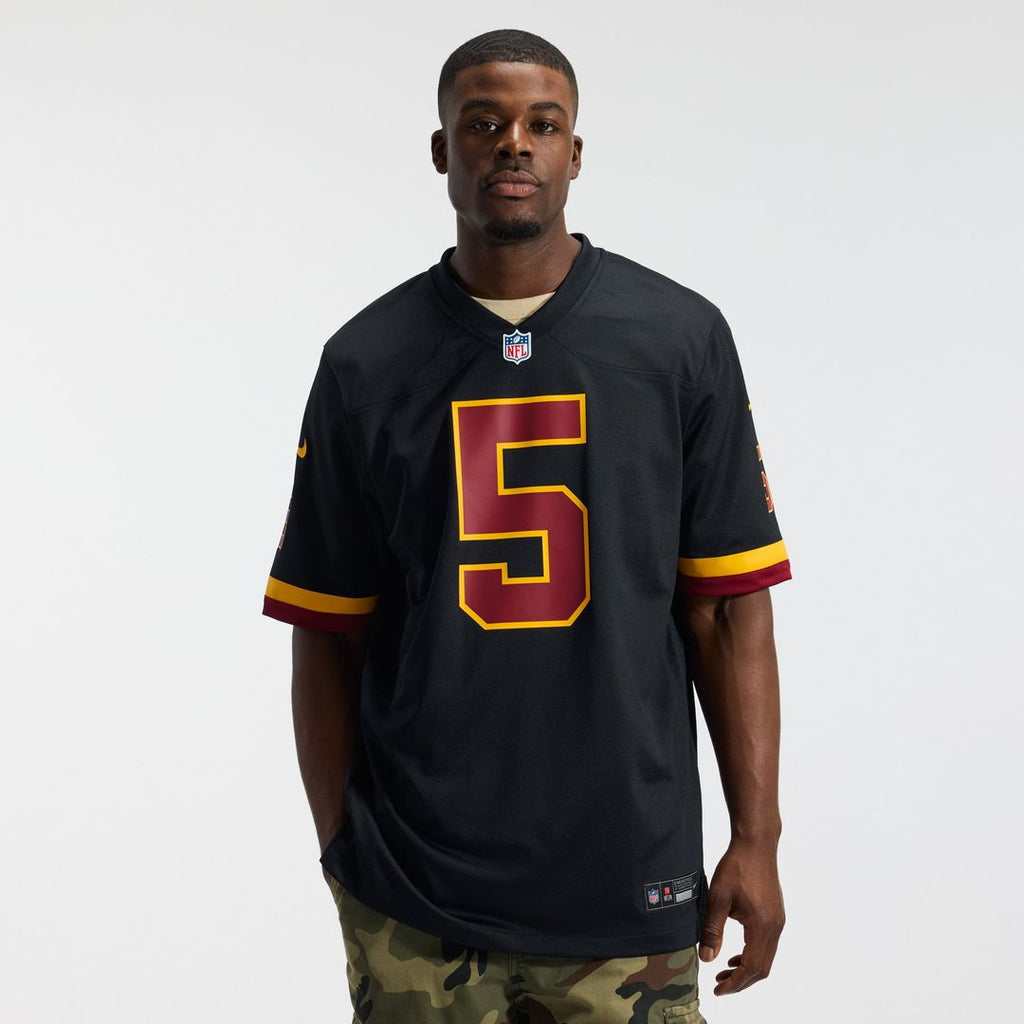Hail Raiser Washington Commanders Jayden Daniels Nike Alternate Game Jersey - Black