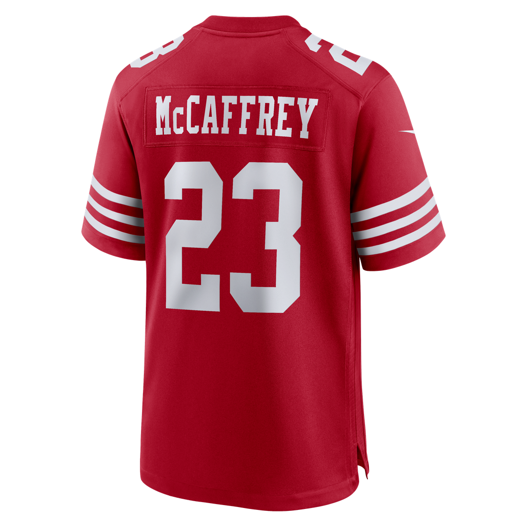 San Francisco 49ers Christian McCaffrey Nike Game Player Jersey - Scarlet