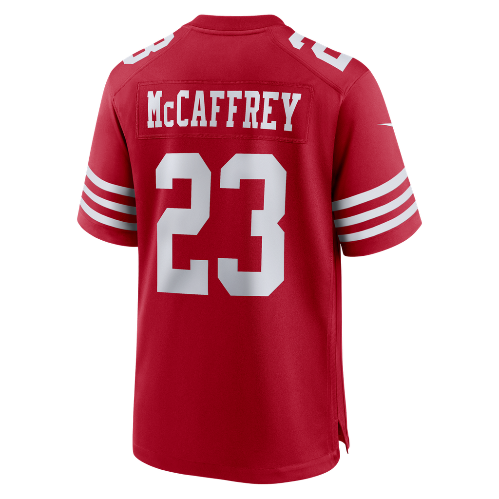 San Francisco 49ers Christian McCaffrey Nike Game Player Jersey - White