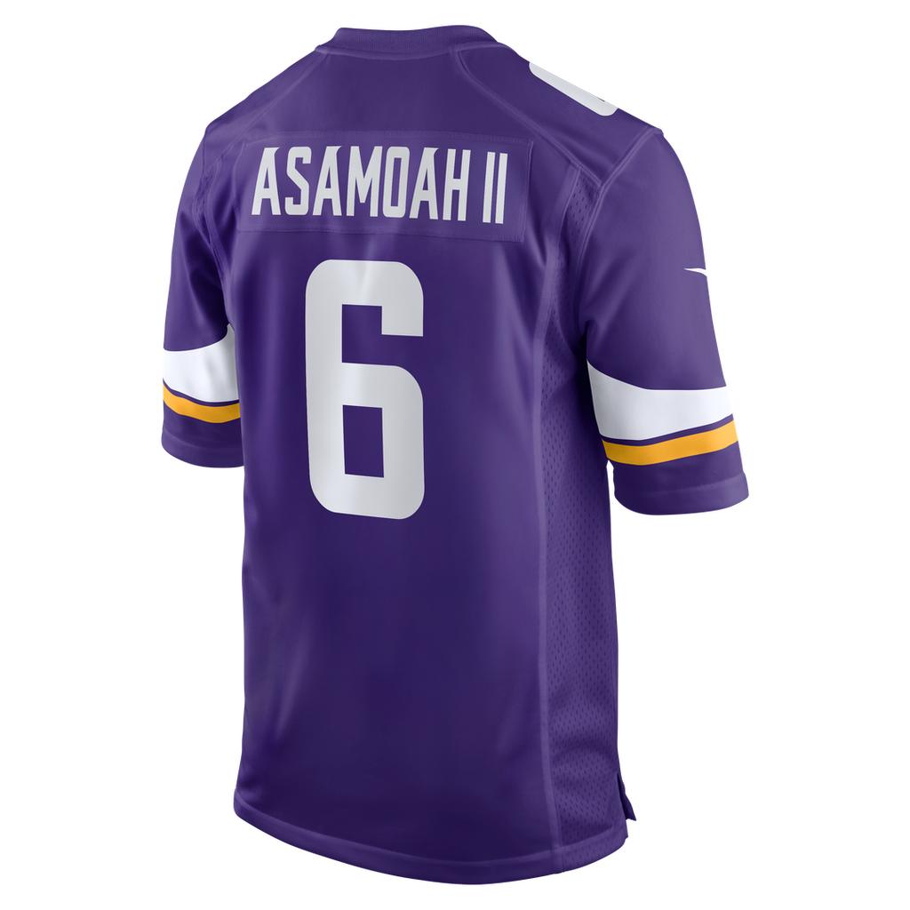 Minnesota Vikings Brian Asamoah II Nike Game Jersey - Purple