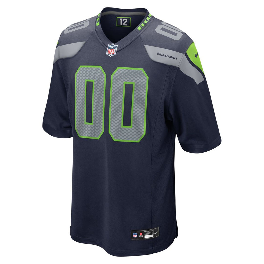 Seattle Seahawks Nike Custom Game Jersey - White