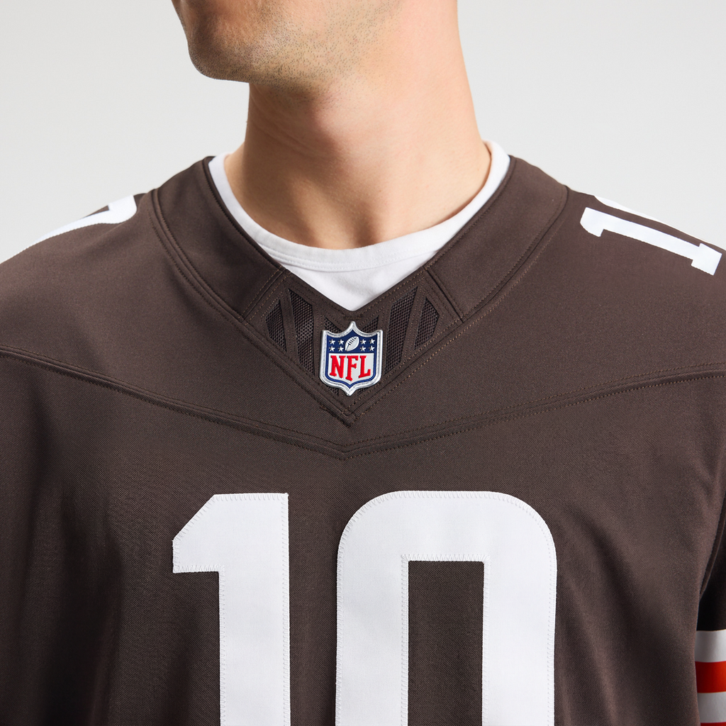 Cleveland Browns Quinshon Judkins Nike Team Vapor F.U.S.E. Stitched Limited Jersey - Brown