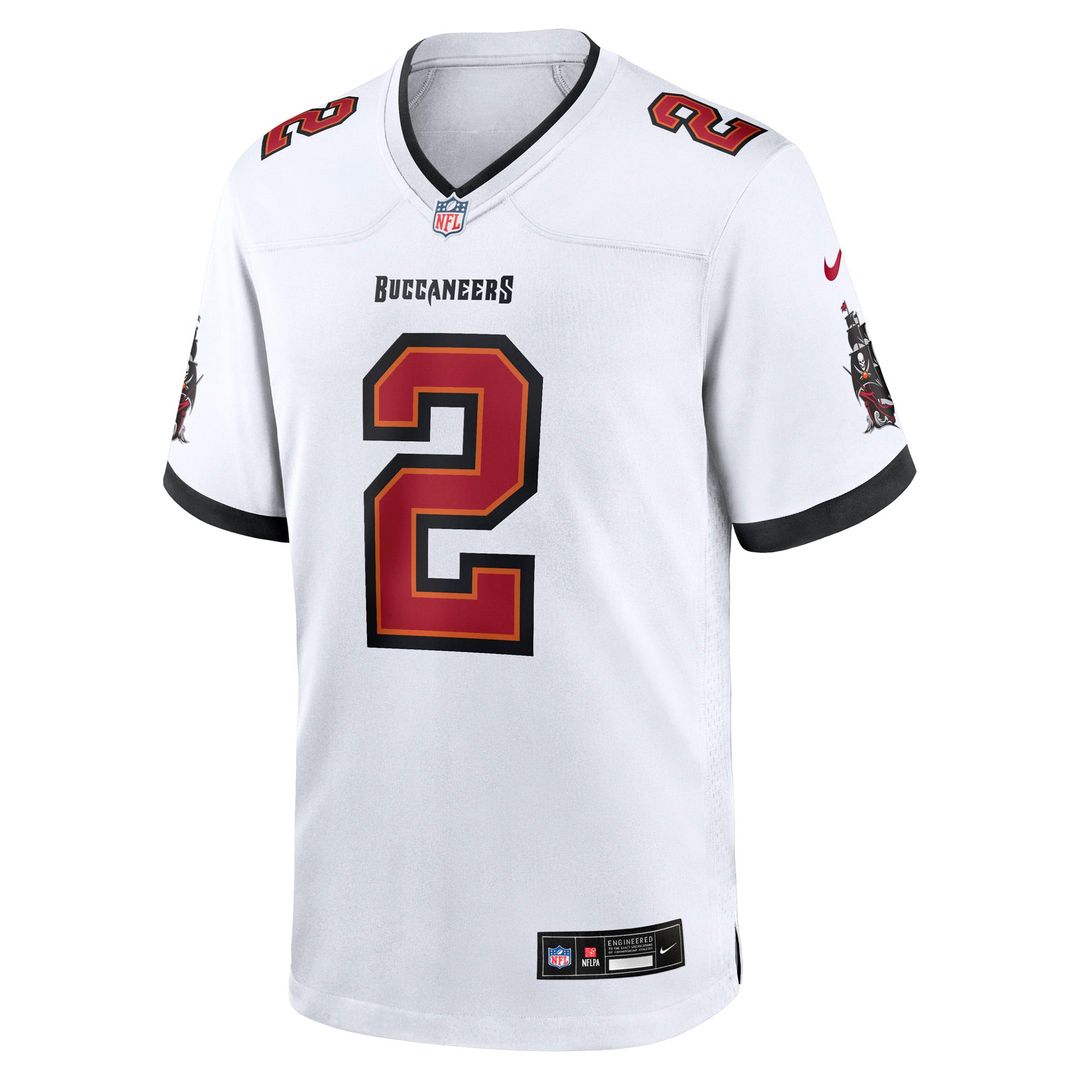 Tampa Bay Buccaneers Emeka Egbuka Nike Game Jersey - White