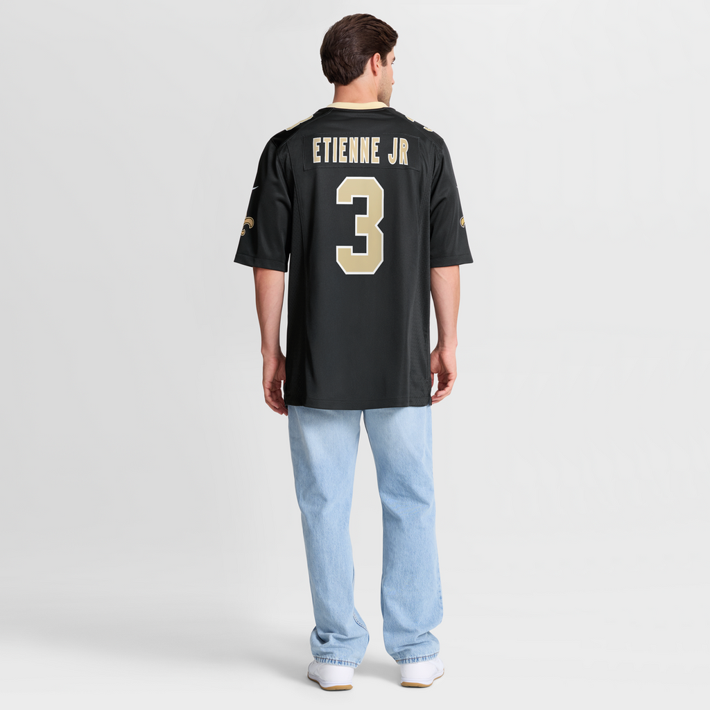 New Orleans Saints Travis Etienne Jr Nike Game Jersey - Black