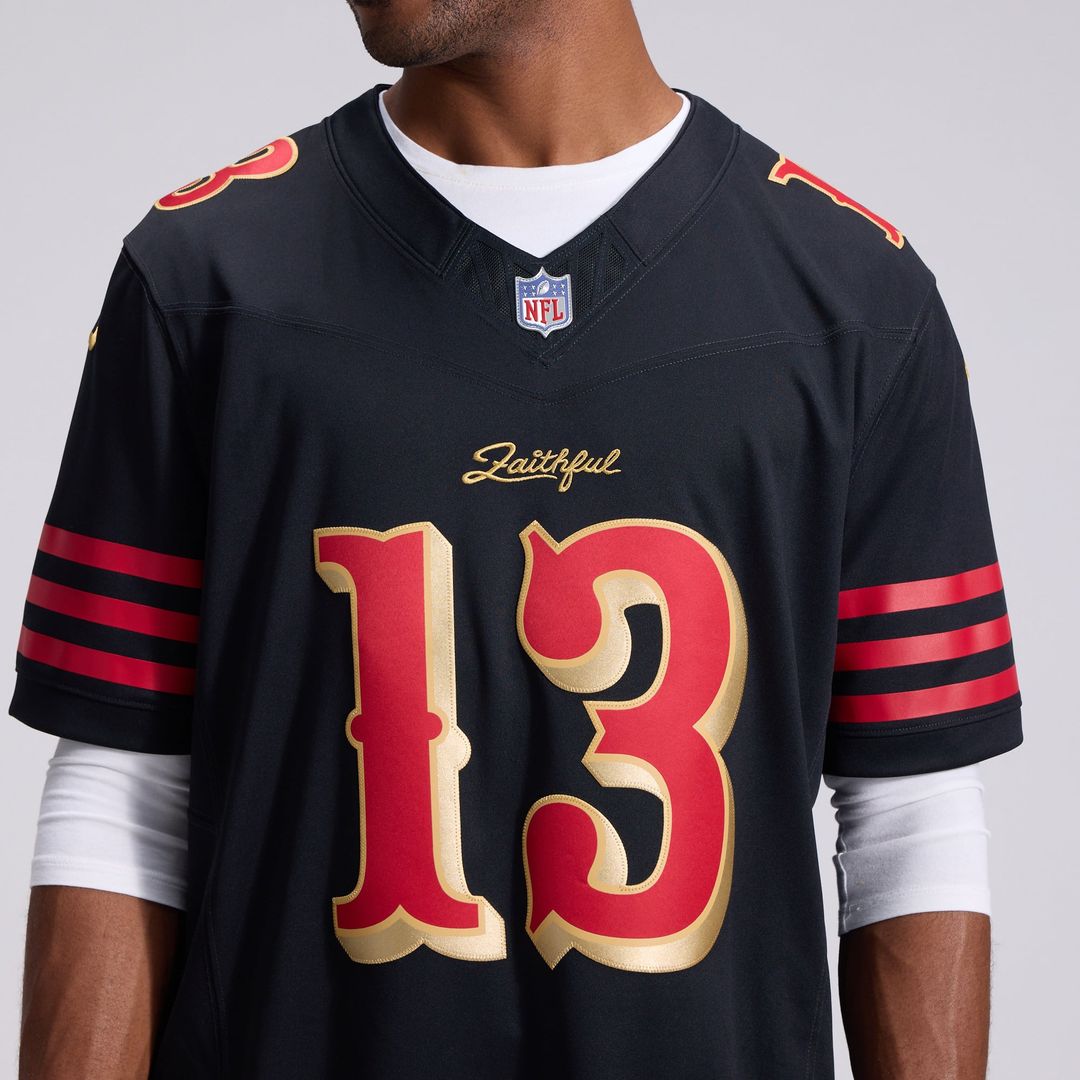 San Francisco 49ers Brock Purdy Nike Rivalries Collection Stitched Limited Jersey - Black