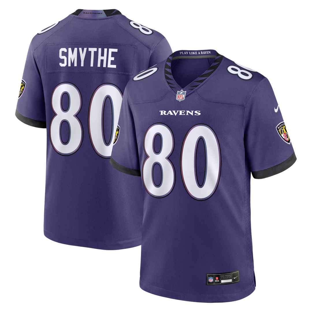 Baltimore Ravens Durham Smythe Nike Team Game Jersey - Purple