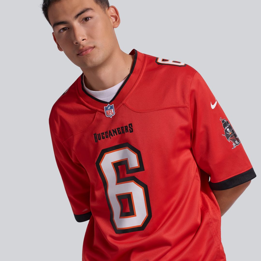 Tampa Bay Buccaneers Baker Mayfield Nike Team Game Jersey - Red