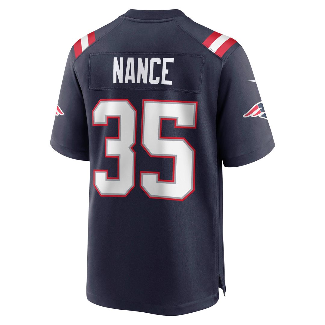 New England Patriots Jim Nance Nike Retired Player Jersey - Navy
