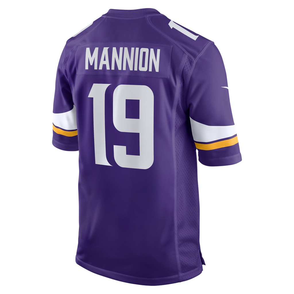 Minnesota Vikings Sean Mannion Nike Game Jersey - Purple