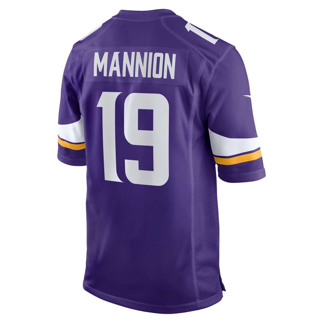 Minnesota Vikings Sean Mannion Nike Game Jersey - Purple
