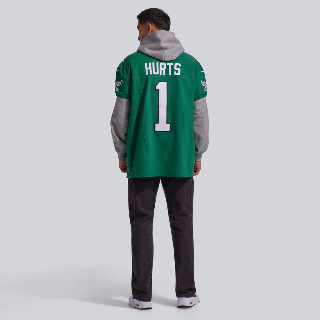 Philadelphia Eagles Jalen Hurts Nike Alternate Vapor F.U.S.E. Elite Jersey - Kelly Green