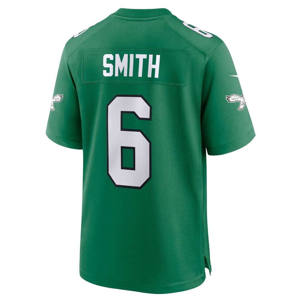 Philadelphia Eagles DeVonta Smith Nike Alternate Game Player Jersey - Kelly Green