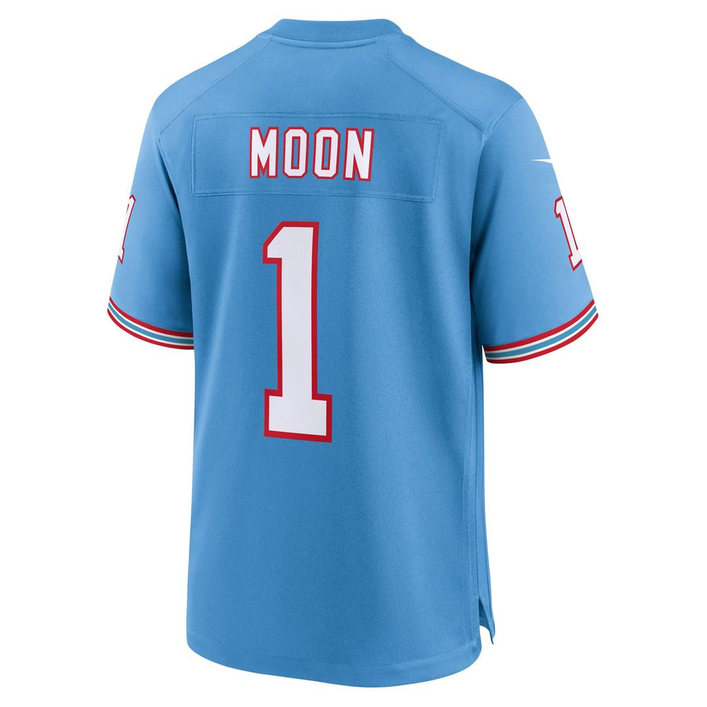 Tennessee Titans Warren Moon Nike Retired Player Alternate Game Jersey - Light Blue