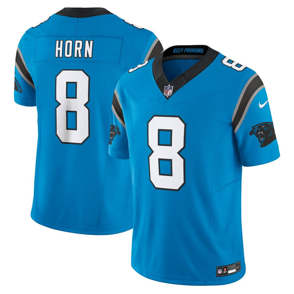 Carolina Panthers Jaycee Horn Nike Vapor F.U.S.E. Limited Jersey - Blue