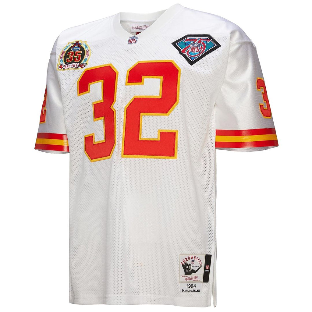 Kansas City Chiefs 1994 Marcus Allen Mitchell & Ness Authentic Throwback Retired Player Jersey - White