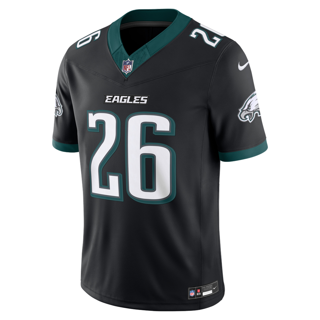 Philadelphia Eagles Saquon Barkley Nike Alternate Vapor F.U.S.E. Stitched Limited Jersey - Black