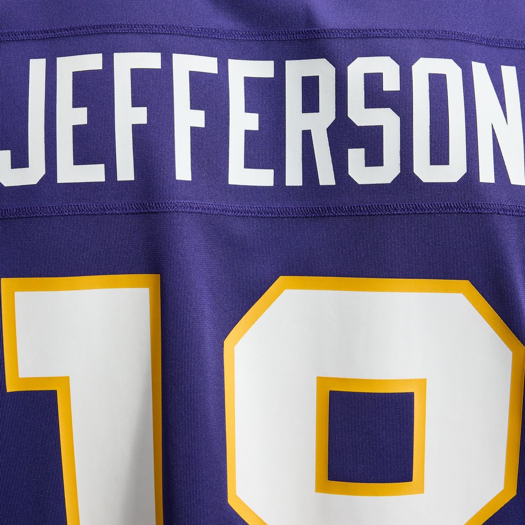 Minnesota Vikings Justin Jefferson Nike Classic Player Game Jersey - Purple