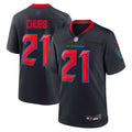 Houston Texans Nick Chubb Nike Alternate 2 Game Jersey - Navy