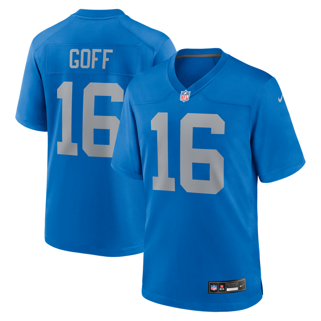 Detroit Lions Jared Goff Nike Alternate Game Jersey - Blue