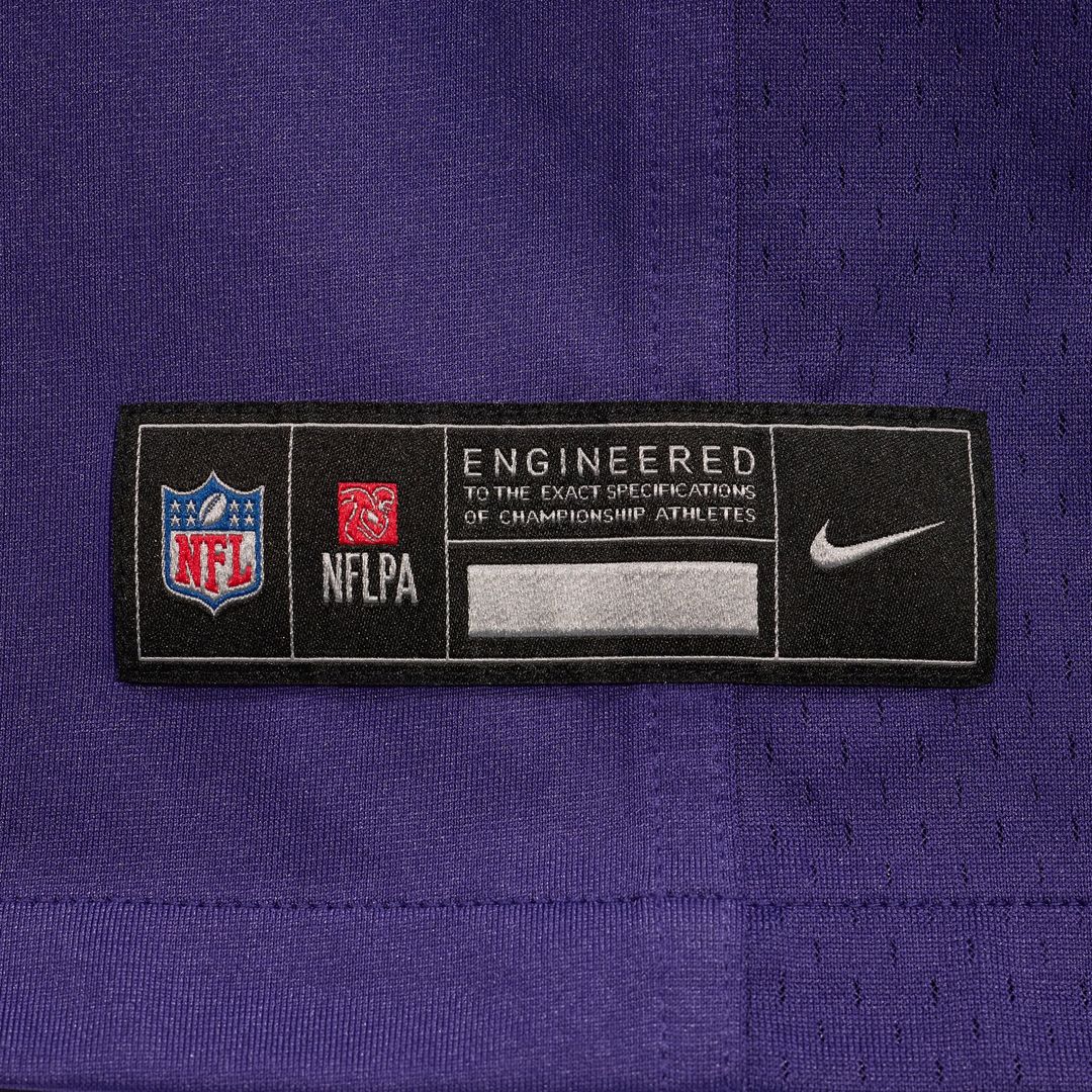 Baltimore Ravens Tony Siragusa Nike Game Retired Player Jersey - Purple