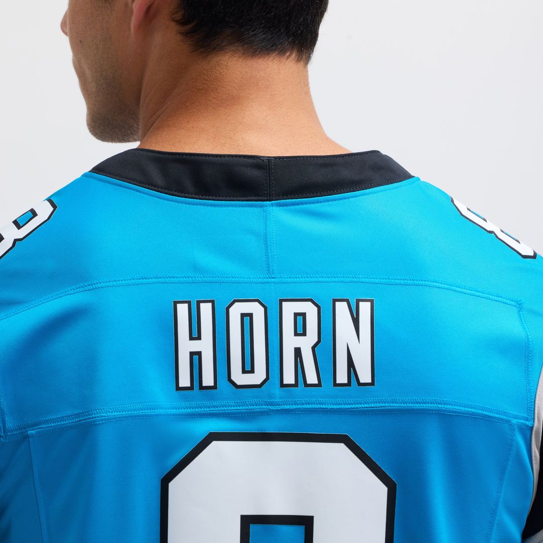 Carolina Panthers Jaycee Horn Nike Vapor F.U.S.E. Limited Jersey - Blue