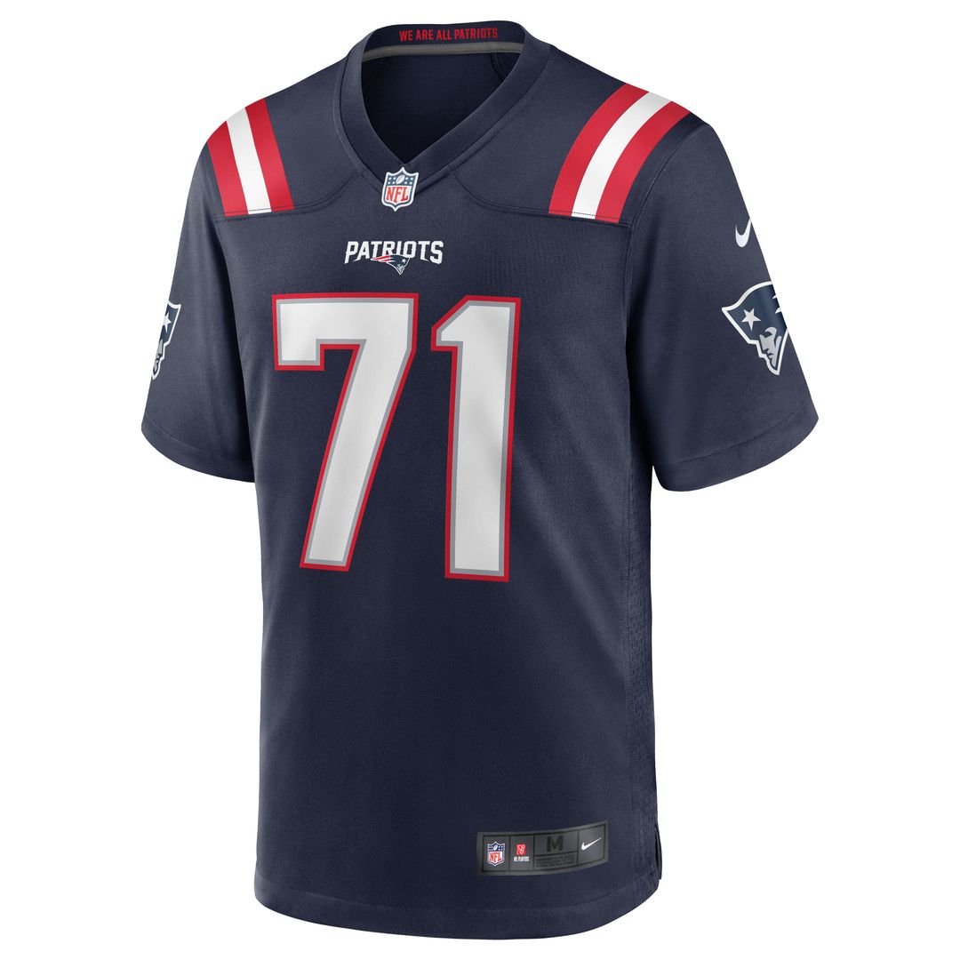 New England Patriots Mike Onwenu Nike Team Game Jersey - Navy