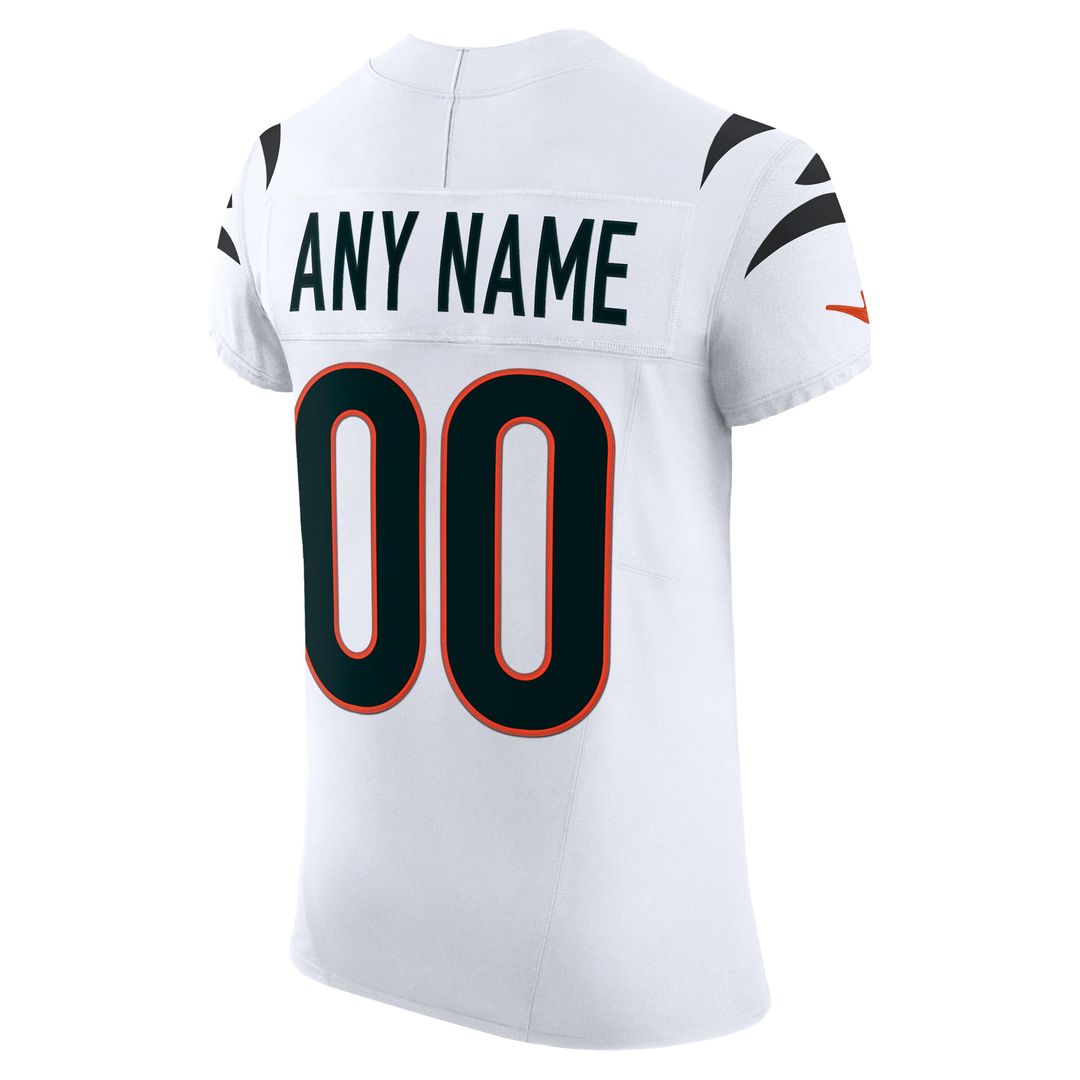 Cincinnati Bengals Nike Vapor F.U.S.E. Elite Custom Jersey - White