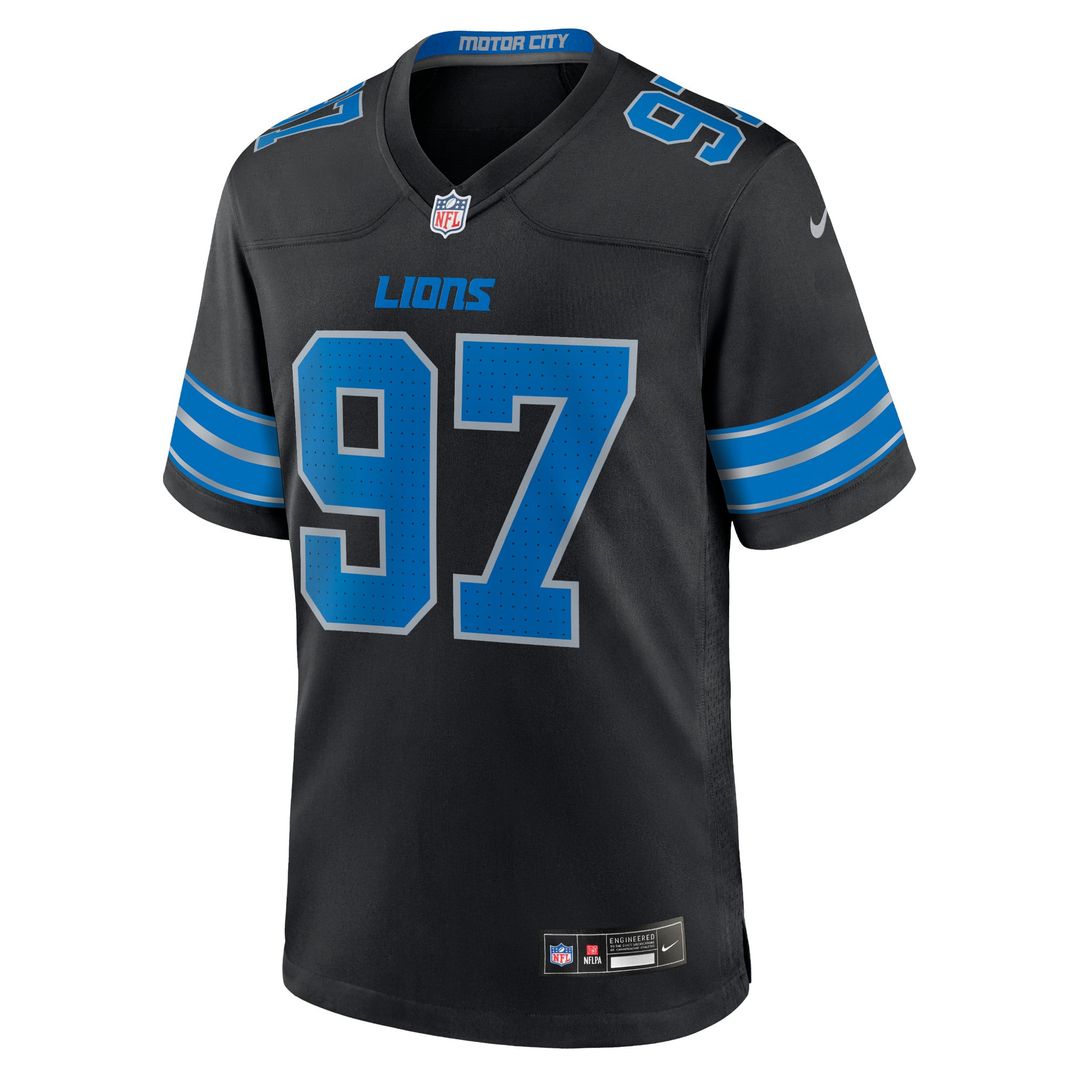Detroit Lions Aidan Hutchinson Nike Game Jersey - Blue