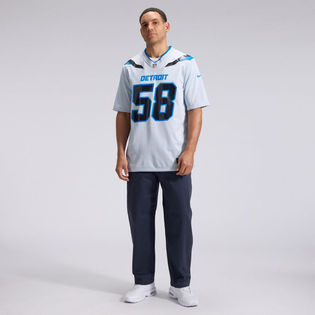 Detroit Lions Penei Sewell Nike 2026 Rivalries Collection Game Jersey - Silver