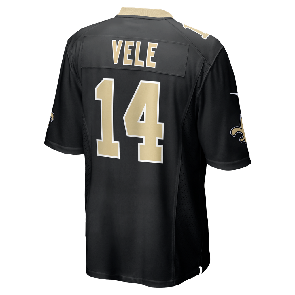 New Orleans Saints Devaughn Vele Nike Team Game Jersey - Black
