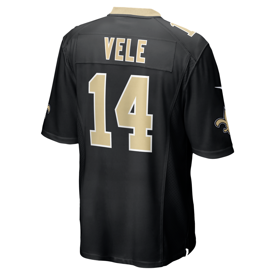 New Orleans Saints Devaughn Vele Nike Team Game Jersey - Black