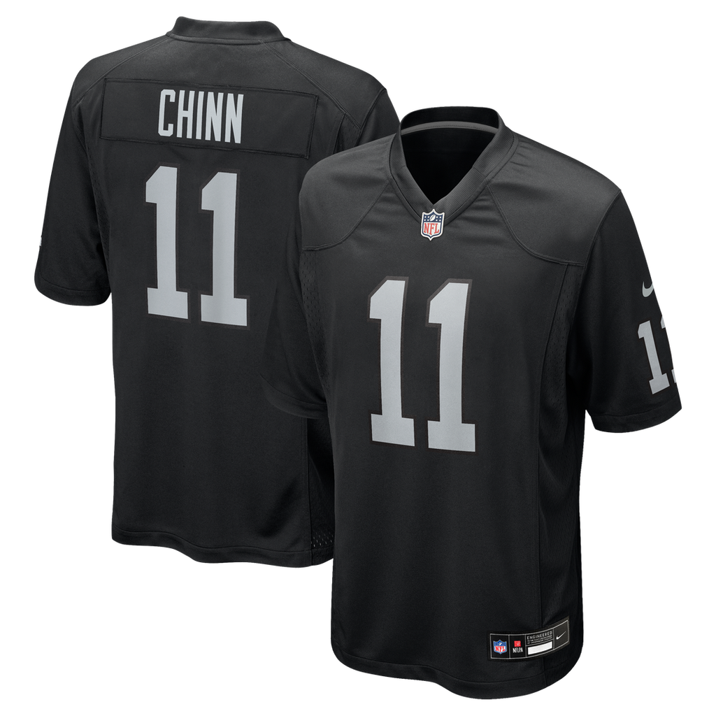 Las Vegas Raiders Jeremy Chinn Nike Team Game Jersey - Black