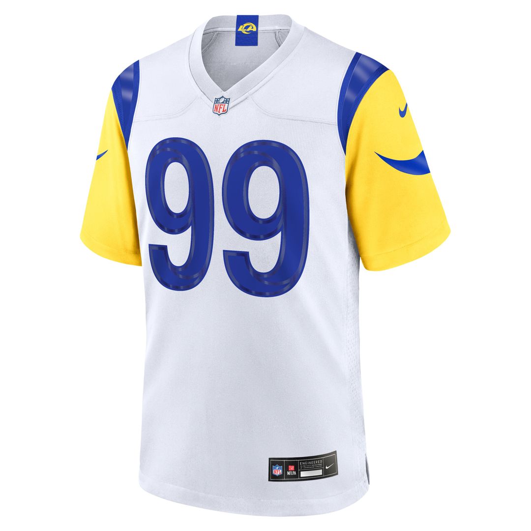 Los Angeles Rams Aaron Donald Nike Game Jersey - White