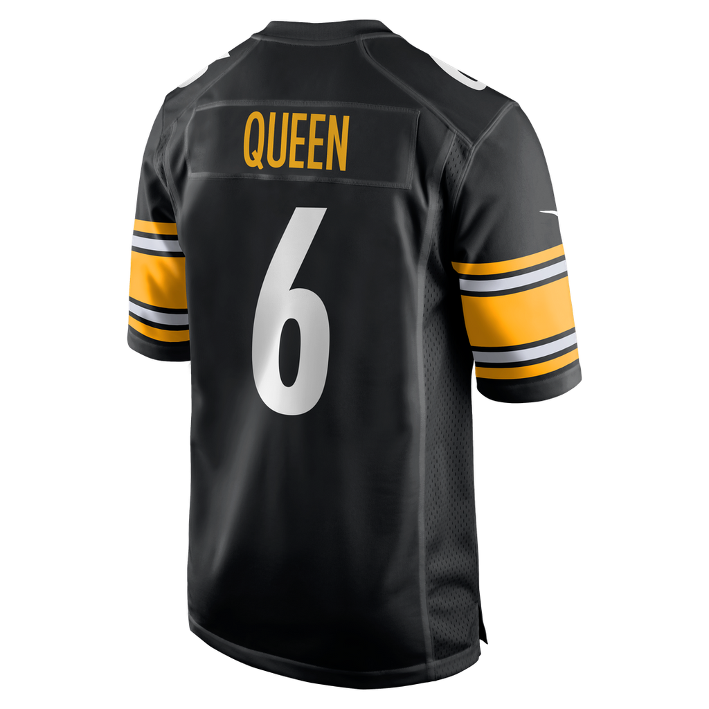 Pittsburgh Steelers Patrick Queen Nike Game Jersey - Black