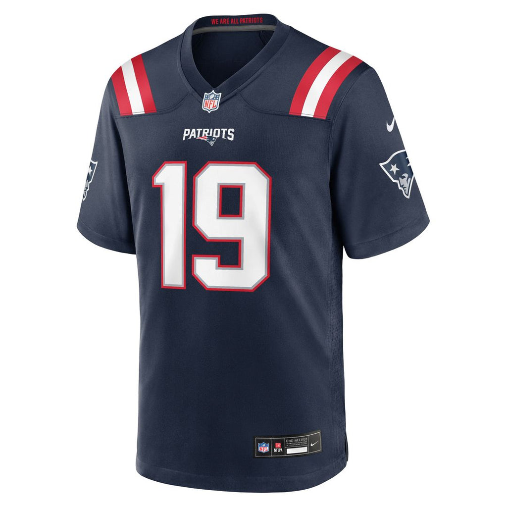 New England Patriots Kobee Minor Nike Team Game Jersey - Navy