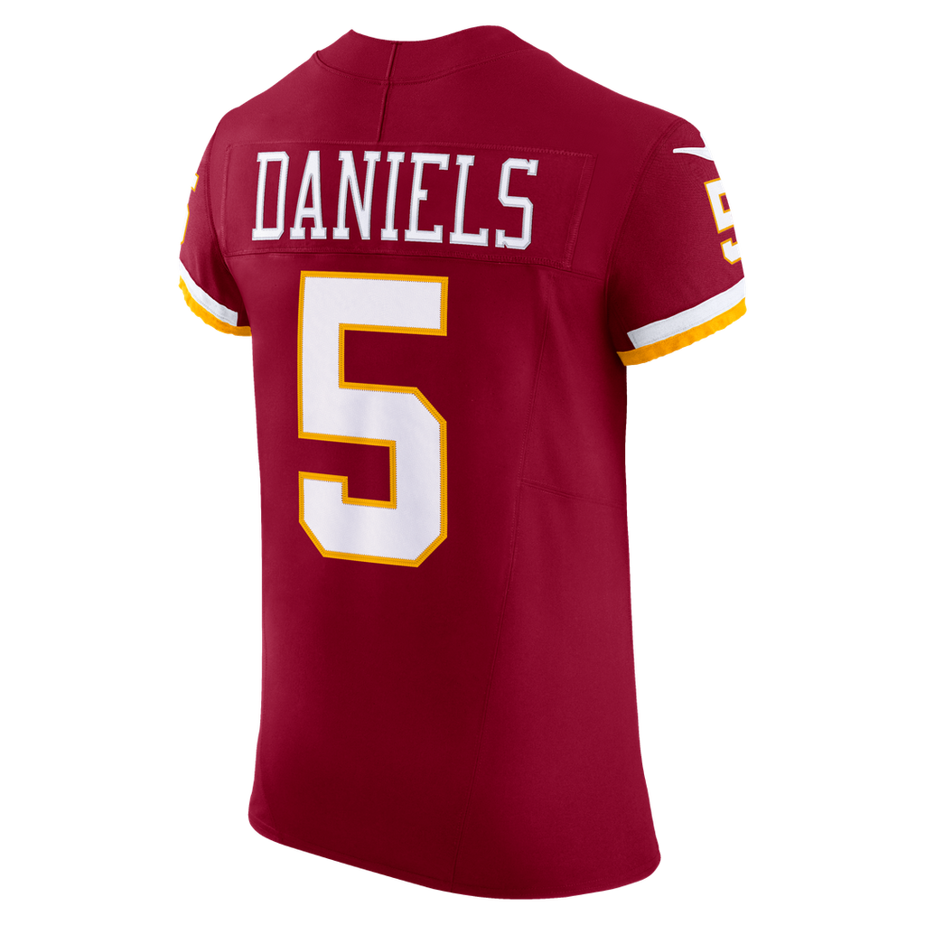 Washington Commanders Jayden Daniels Nike Team Vapor F.U.S.E. Elite Jersey - Burgundy