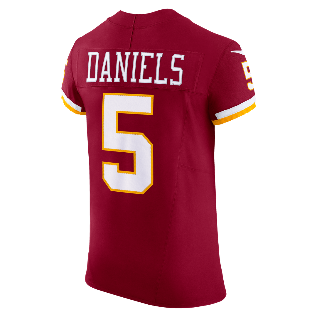 Washington Commanders Jayden Daniels Nike Team Vapor F.U.S.E. Elite Jersey - Burgundy