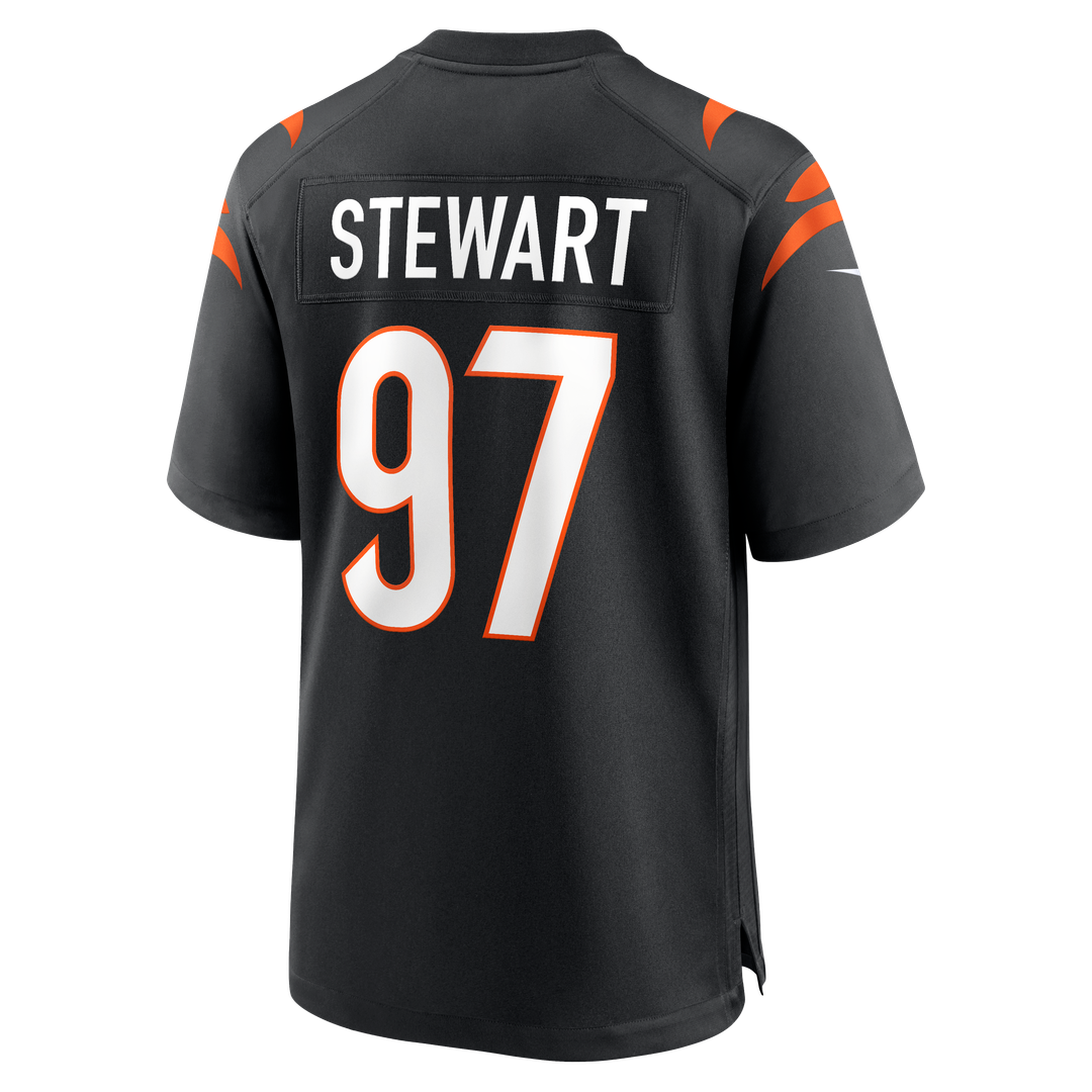 Cincinnati Bengals Shemar Stewart Nike Team Game Jersey - Black