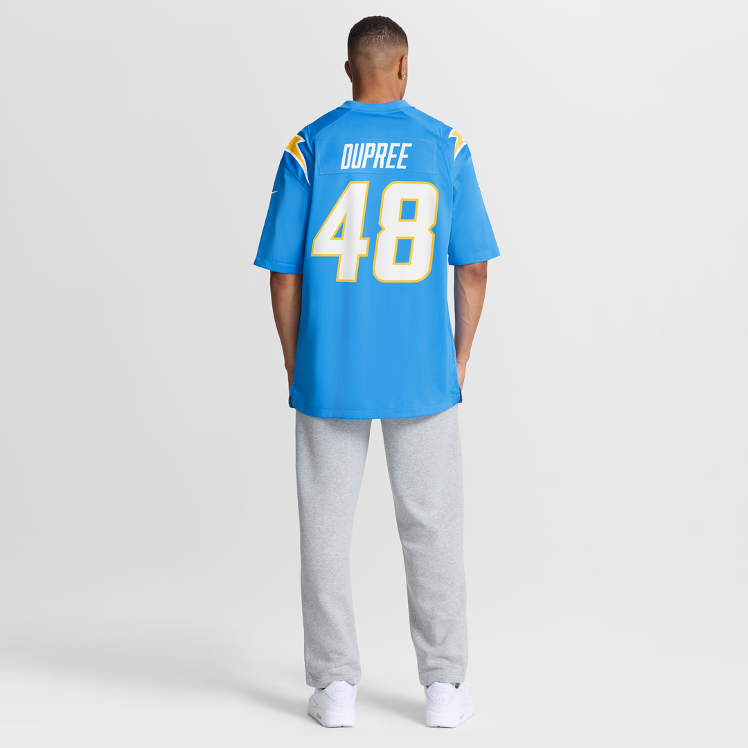 Los Angeles Chargers Bud Dupree Nike Team Game Jersey - Powder Blue