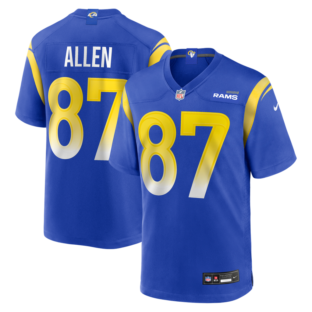 Los Angeles Rams Davis Allen Nike Home Game Jersey - Royal