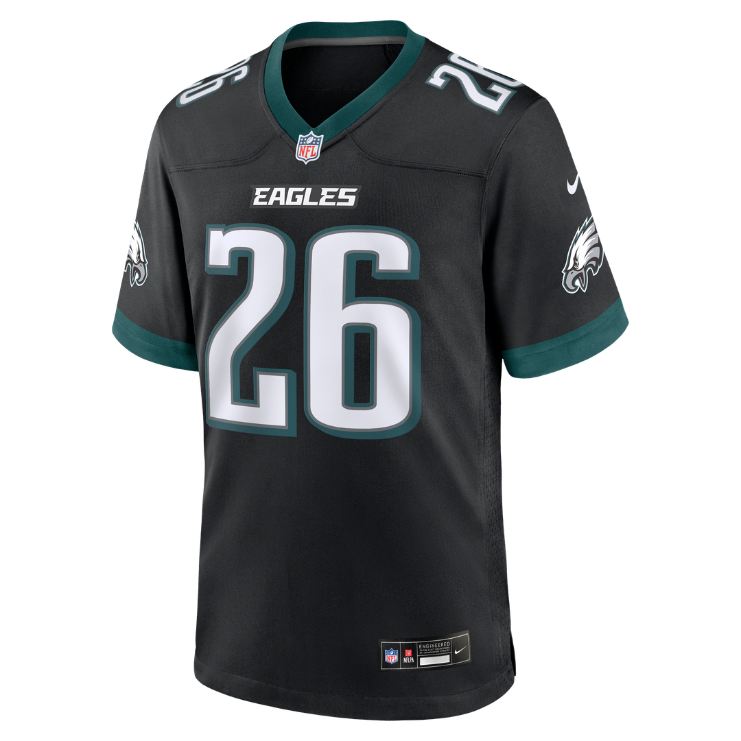 Philadelphia Eagles Saquon Barkley Nike Team Game Jersey - Midnight Green