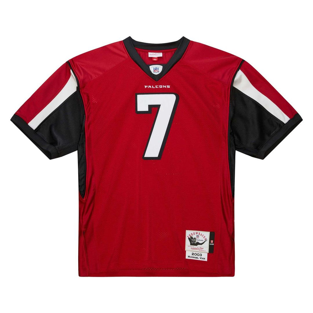 Atlanta Falcons 2003 Michael Vick Mitchell & Ness Authentic Throwback Retired Player Jersey - Red