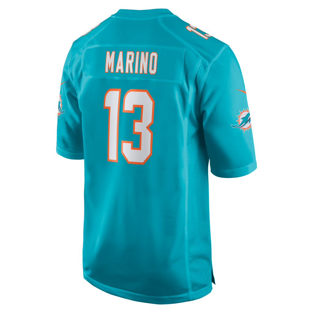 Miami Dolphins Dan Marino Nike Game Retired Player Jersey - Aqua