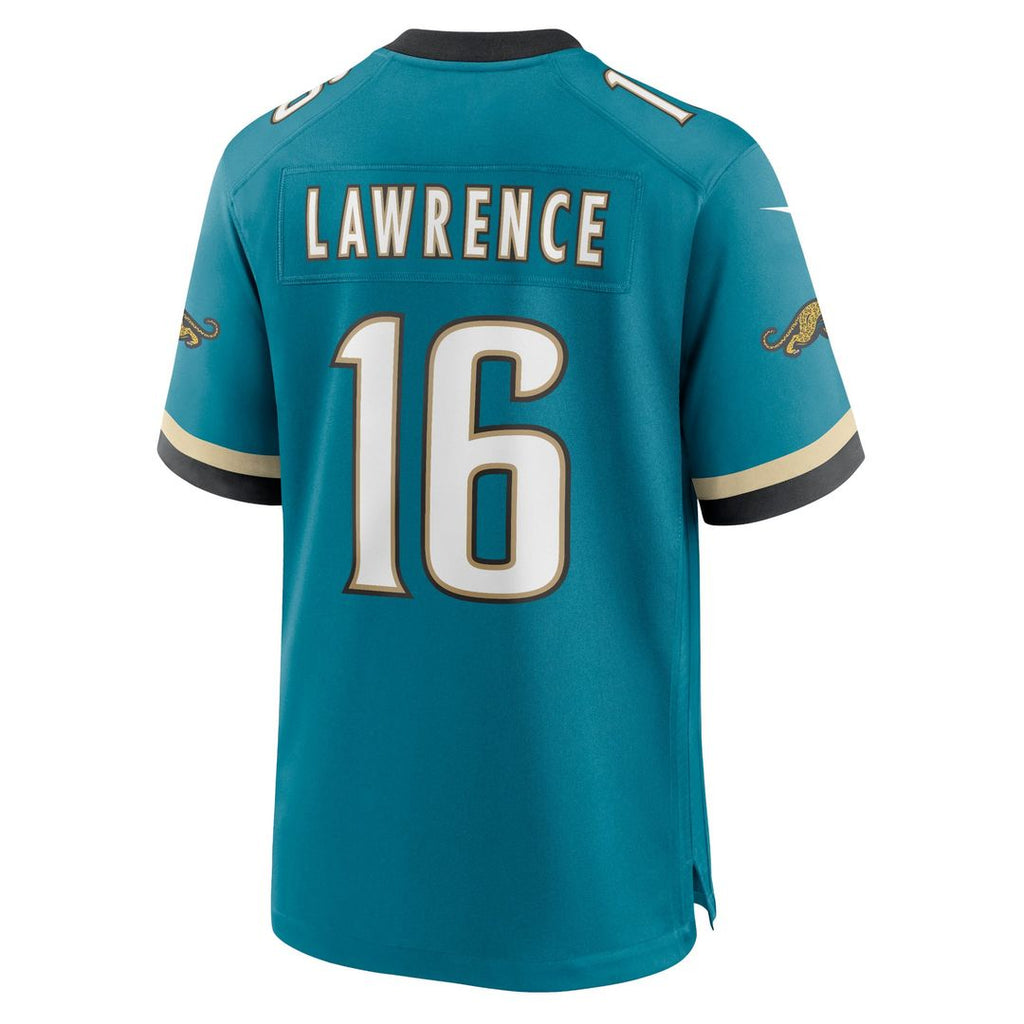 Jacksonville Jaguars Trevor Lawrence Nike Prowler Throwback Player Game Jersey - Teal