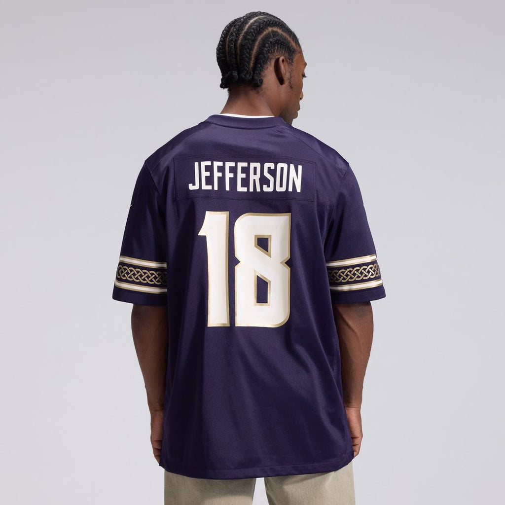 Minnesota Vikings Justin Jefferson Nike 2026 Rivalries Collection Game Jersey - Purple