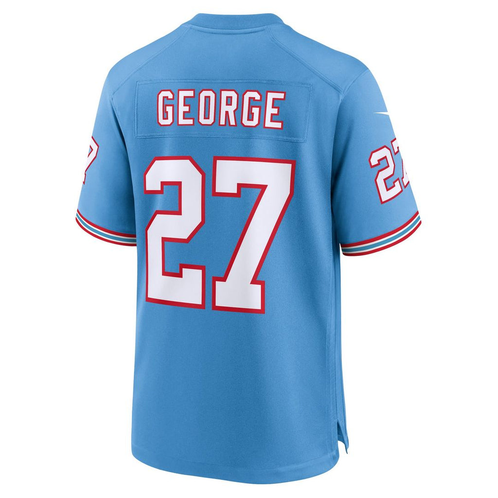 Tennessee Titans Eddie George Nike Retired Player Alternate Game Jersey - Light Blue