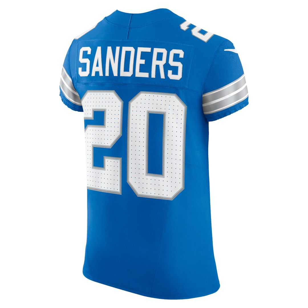 Detroit Lions Barry Sanders Nike Team Vapor F.U.S.E. Elite Jersey - Blue